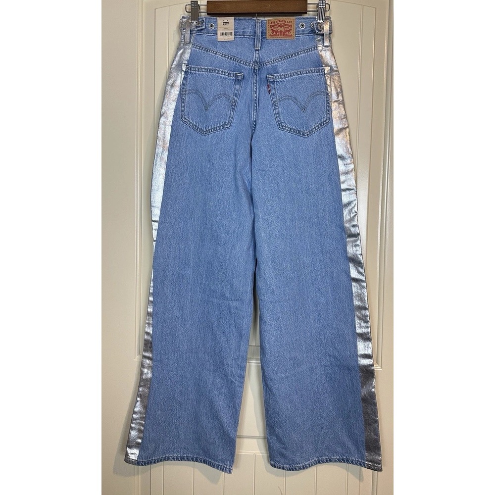 NWT Levi's Cinch Baggy High Rise Loose straight leg jeans sz 25 x 31 $79 cotton - Picture 7 of 16
